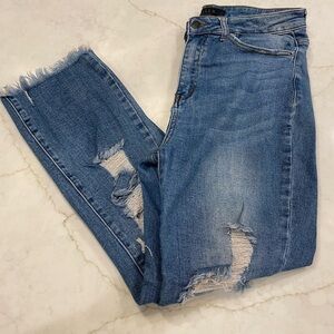 Risen jeans.